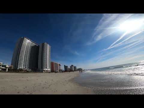 Carolina walk on the beach and the sound of waves part 2 #waves #wavesounds #carolina