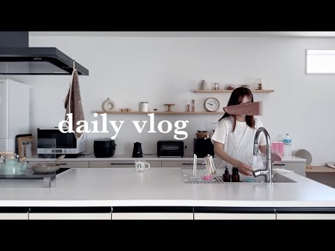 【vlog】三姉妹との休日🐰幼稚園送ったあとの過ごし方／まとめ買い🛍️ピザ作りをした日