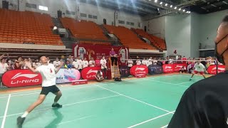 🇨🇳谌龙最新表演赛🏸👨🏻年轻选手挑战奥运冠军🥇结果让人意外😮！🇨🇳Chen Long Latest Exhibition Match🏸