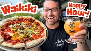 WAIKIKI’S Best Happy Hour?!?! Top 5 Food Tour