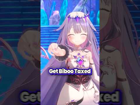 GET BIBOO TAXED!!! #biboo  #holoadvent  #hololiveenglish  #vtuberclips