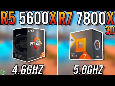 Ryzen 5 5600X vs Ryzen 7 7800X3D - Tested in 2024