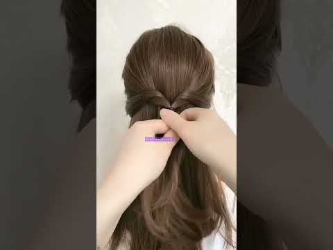 Easy Hairstyle For Girls😍Hairstyle For Medium & Long Hair #ytshorts #viral #shorts #easyhairstyle