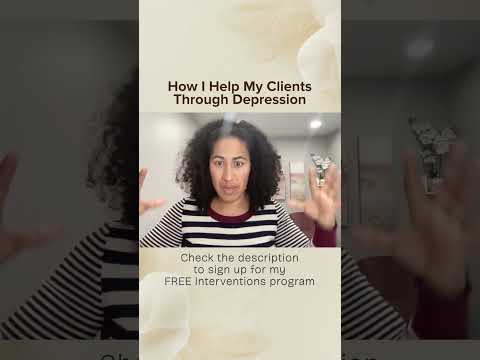 How I Help My Clients Through Depression