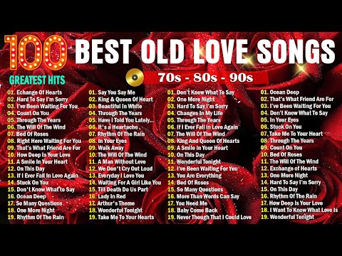 Best Old Beautiful Love Songs 70s 80s 90s💖Romantic Old Love Songs Best Classic Love Hits Playlist