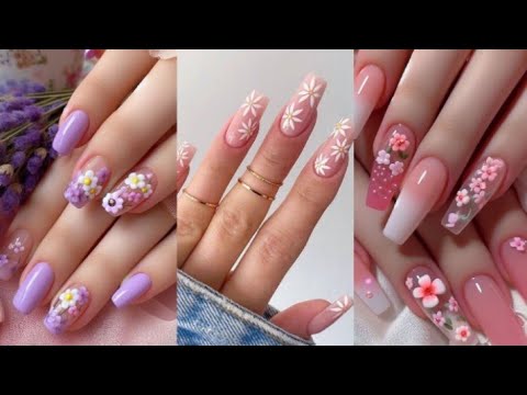 Beautiful Flowers Nails🌸💅 | Art Nails | @Unique Fashion365