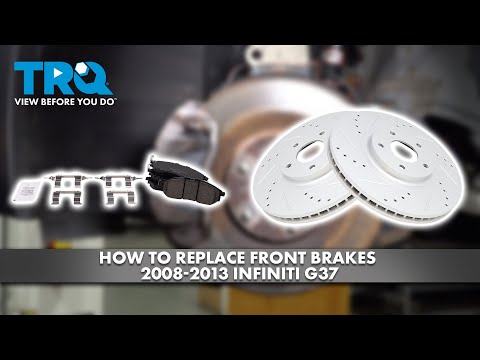 How to Replace Front Brakes 2008-2013 Infiniti G37