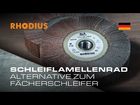 Schleiflamellenrad – die Alternative zum Fächerschleifer