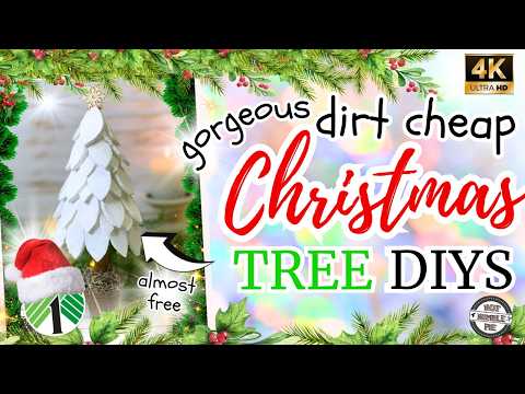 Almost free AND Impressive! Dollar Tree Christmas Tree Crafts