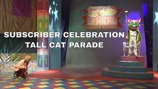 100 Million Subscriber Celebration - Tall Cat Parade