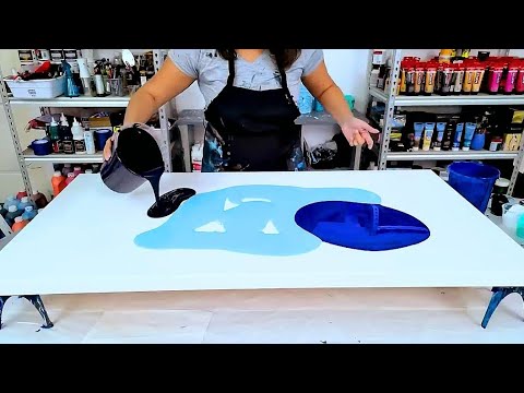 These Are Huge! - Going BIG with These Abstract Paintings - Acrylic Pouring