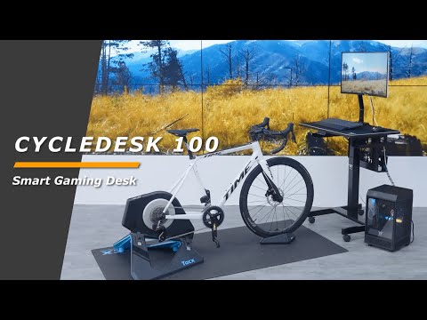 CYCLEDESK 100 Smart Gaming Desk- Product Look |  Made for Cycling eSPORTS, Gaming & Work