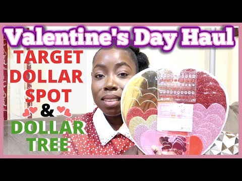 VALENTINES DAY HAUL| TARGET DOLLAR SPOT VALENTINES DAY| DOLLAR TREE VALENTINES DAY 2020|GRACE SONDE