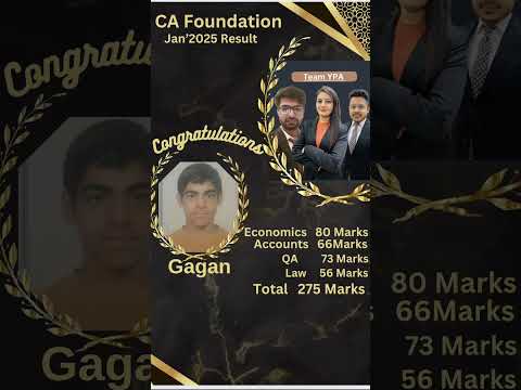 Many Congratulations for CA Foundation Result Jan 2025 Attempt !! #cafoundation #caresults #result