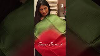 Shop from our Exquisite Tussar Sarees Online | Handcrafted Tussar Silk Sarees Collection!