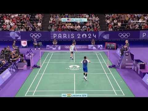 Lakshya Sen vs Lee Zii Jia Highlights | Paris Olympics 2024 | Lakshya Sen Badminton Match Bronze