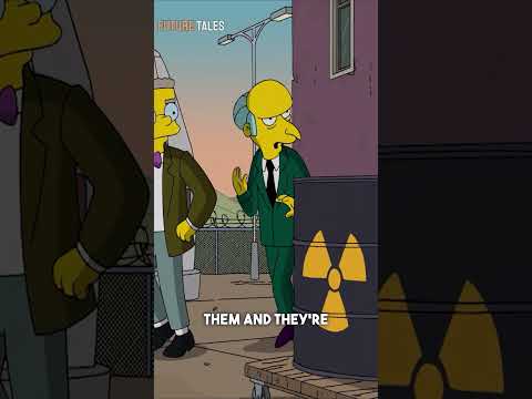 Mr Burns Hides Aliens In The Nuclear Plant #thesimpsons