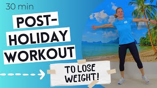 Burn off HOLIDAY WEIGHT with this 30 MINUTE INTERVAL WORKOUT!