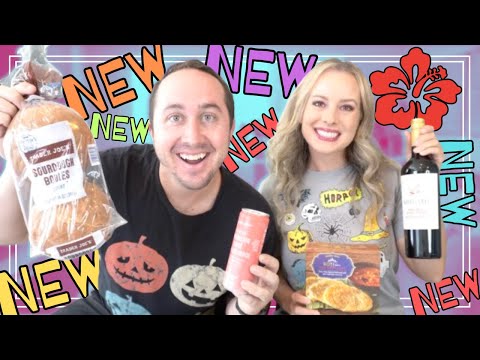 TASTE TESTING ALL THE NEW ITEMS AT TRADER JOE'S