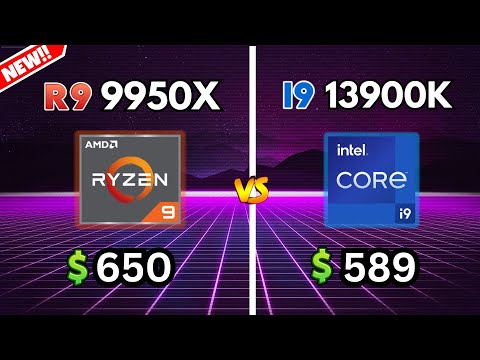 Ryzen 9 9950X vs i9 13900K - TESTED 6 GAMES - LEAK BENCHMARK !