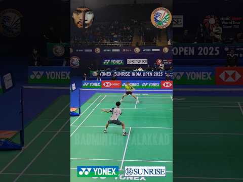 Lakshya Sen's Rally from Indian Open 2025🤯💥🔥#badminton #lakshyasen #shorts