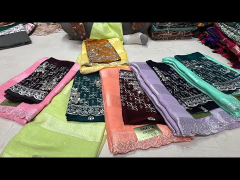 Budget Friendly Gifting Sarees @ Chickpet Bangalore ‼️ Single Saree Courier Available