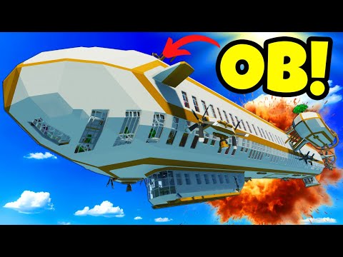 OB CRASHED Our Airship During the Zombie Apocalypse in Stormworks!