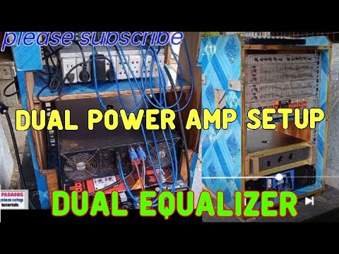 dual power amp setup dual equalizer 31 band.