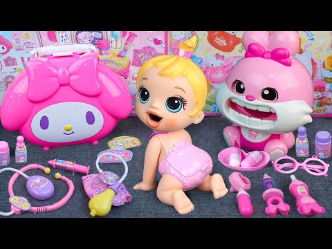 95 Minutes Doctor Toys Collection, Satisfying Unboxing My Melody Ambulance Set | Tina Unboxing Toys