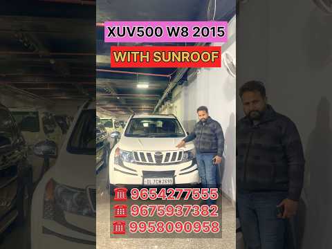 MAHINDRA XUV 500 W8 WITH SUNROOF 2015 Price 4.99 #carmarketdelhi #indianautomobile Galaxy cats Delhi