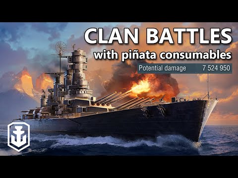 Clan Battles Is Very Fun With The Piñata Consumables!