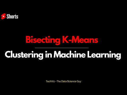 Bisecting K-Means Algorithm (Clustering in Machine Learning) #Shorts