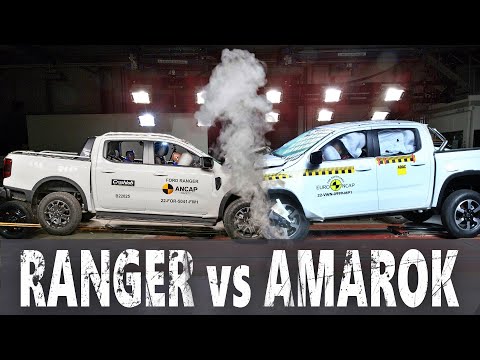 2022 Ford Ranger vs VW Amarok - Crash Test