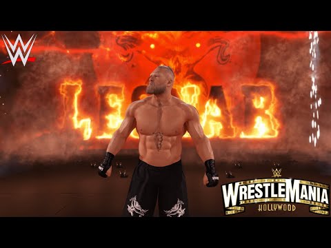 BROCK LESNAR absolutely thrashes SETH ROLLINS in final moves - WWE 2K23