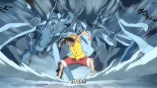 Luffy's unaware Conquerors Haki at Marineford [One Piece]