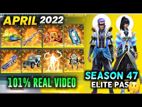 April Elite Pass Free Fire 2022 | Season 47 ELITE PASS Full Video | April Elite pass Free fire