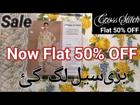 Cross Stitch Sale Now Flat 50% off