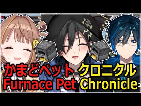 【VCR Minecraft】The journey of the Furnace Pet【Izuru/Day 1/Yuuhi】【Eng/JP Sub】