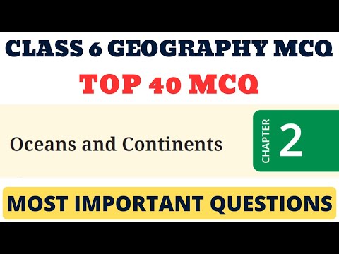 Best MCQ Oceans and Continents // NCERT Geography MCQs #mcq_ncert