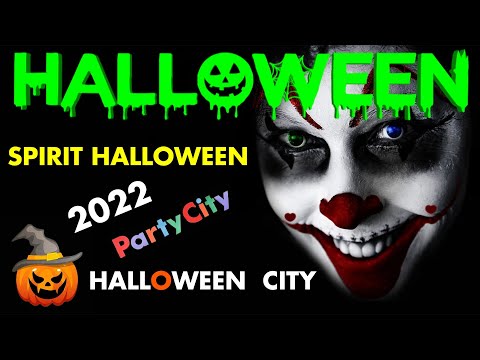 Top 3 Halloween Stores: Spirit Halloween, Halloween City,  Party City. Halloween animatronics