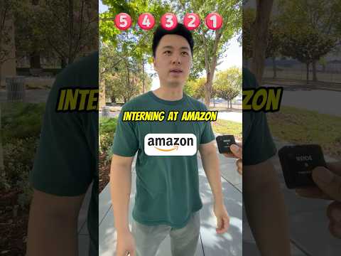 Advice to get the internship at AMAZON ?#shorts #ytshorts #techjobsin2minutes