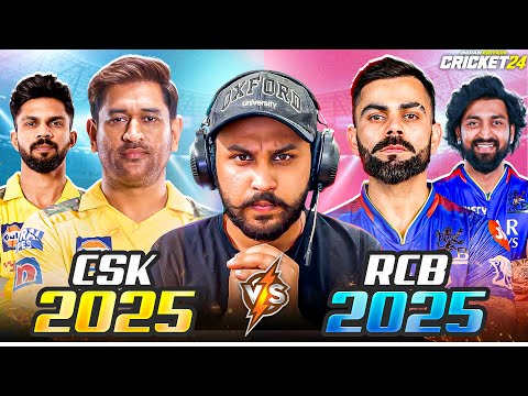 VIRAT 🆚 DHONI 🔥 IPL 2025 🏆 RCB vs CSK - Cricket 24