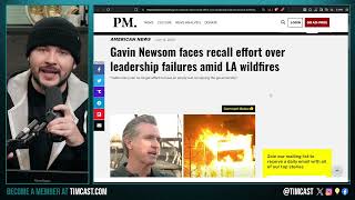 Democrat Newsom Faces RECALL Over LA Wildfire FAILURE, Bill Burr DEFENDS Failed Policy On Kimmel