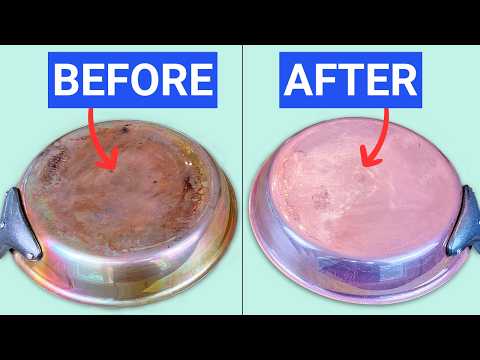 Clean Copper Pans in Seconds with This Simple Hack