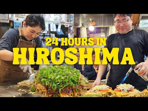 Hiroshima Travel Vlog 2024 🇯🇵 What to Do and Eat in Hiroshima, Best Japanese Okonomiyaki, Japan Vlog