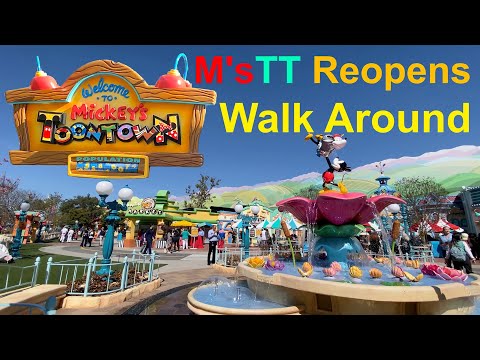 Disneyland Mickey's Toontown Reopens POV 4K