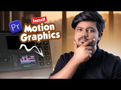 How to install & use  MOGRT files in premiere pro | Install motion graphics