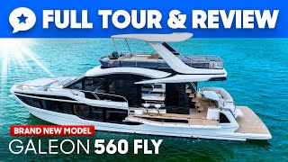 NEW Galeon 560 Fly Yacht Tour & Review | YachtBuyer