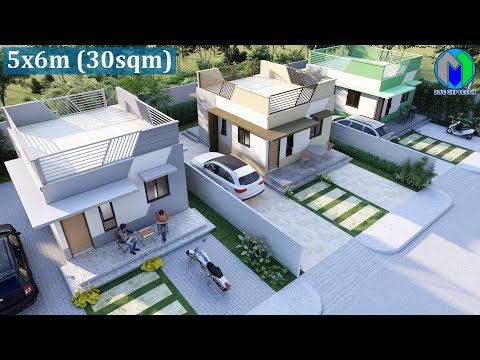 SMALL HOUSE DESIGN | BOX TYPE HOUSE DESIGN WITH ROOF DECK