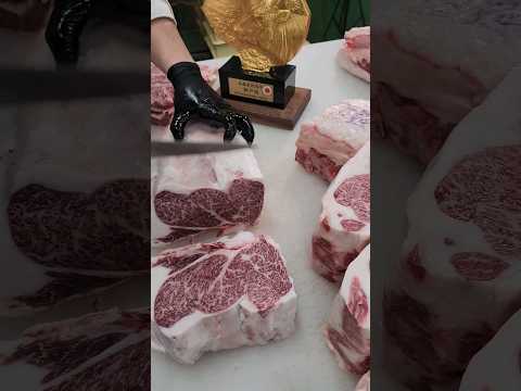 神戸ビーフのロースを加工してみた!!!Kobebeef🐃cutting!!!🔪